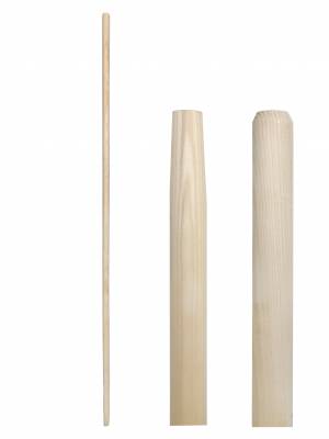 Dřevěná násada na železné hrábě 170cm, průměr: 24,8mm