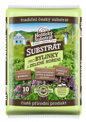 Substrát hoštický pro bylinky as zelené koření 10L