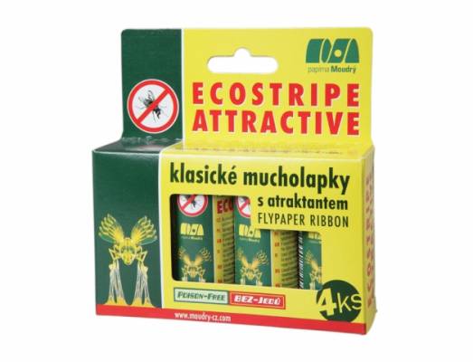 Mucholapka ECOSTRIPE 4ks
