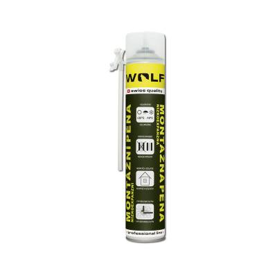 Pěna montážní nízkoexpanzní - celoroční 750ml WOLF