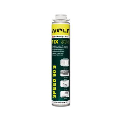 Pistolové rychletuhnoucí PU lepidlo 90S 750ml WOLF