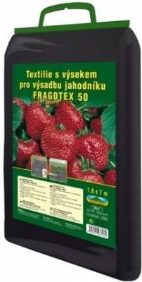 Textilie s výsekem, 1,6x7m, (jahodník)