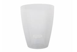 Obal ORCHIDEA LAKY d12cm plastový bílý 