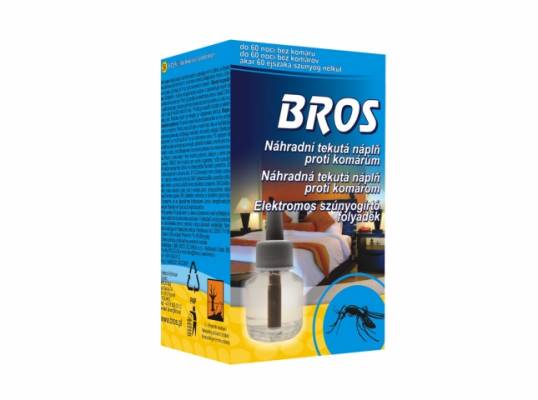 BROS-náhradní náplň do el.odpařovače tekutá, 60 nocí