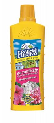 Hoštické hnojivo Muškáty s guánem 500ml 