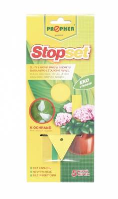 STOPSET šipky 14x5cm 5ks žluté