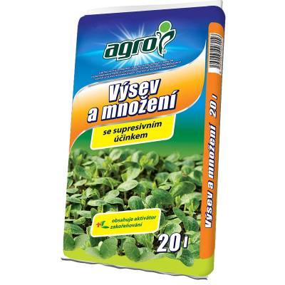 Substrát pro výs.mno. 20l AGRO