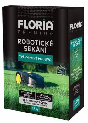 Trávníkové hnojivo dlouhodobě působící Floria 2,5kg
