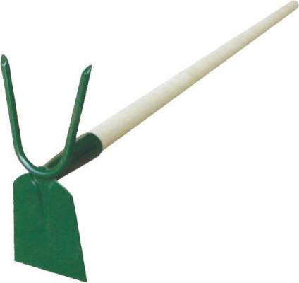 Motyka rovná+ 2hroty násada 100cm