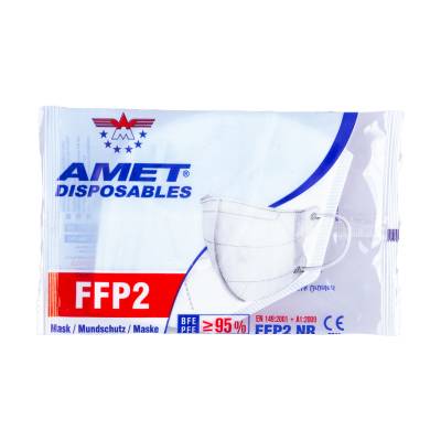 Respirátor FFP2 skládací bílý typ AMET2015