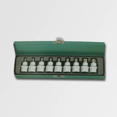 Sada 1/2" hlavic TORX 20-60, 9dílů Honiton, H4007