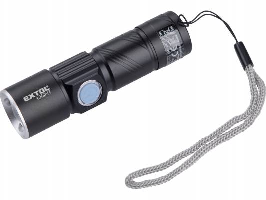 Svítilna 150lm, nabíjecí, USB, zoom, XPE 3W LED
