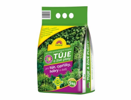 Hnojivo na túje a živé ploty 5kg