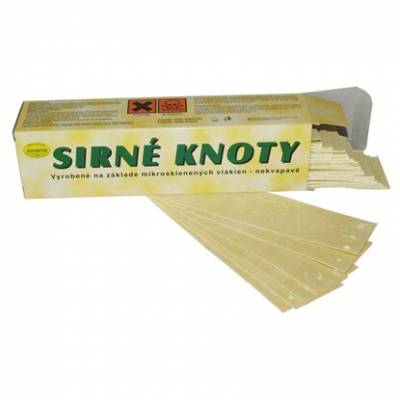 Sirné knoty 18x4cm 400g 80ks