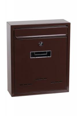 Schránka poštovní malá hnědá 31x26x9cm