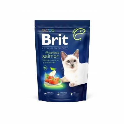 Brit Premium Cat by Nature Sterilized Salmon 1,5kg