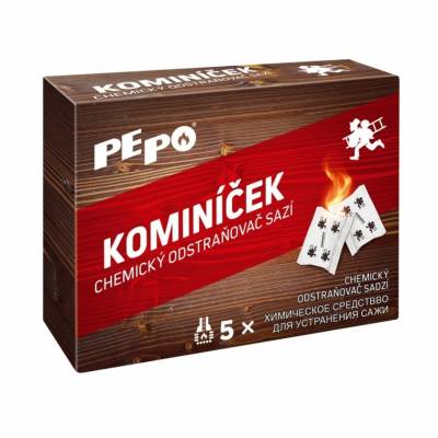 PEPO KOMINÍČEK ODSTRAŇOVAČ SAZÍ 5KS