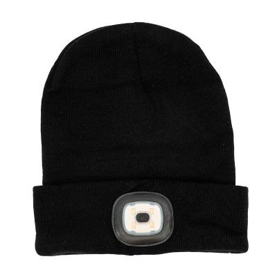 Čepice se svítilnou černá XT60083C