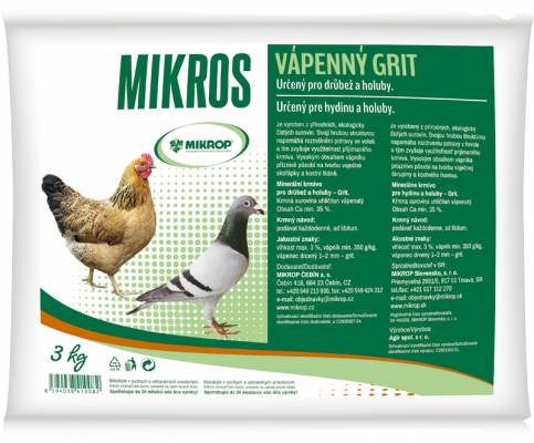Mikros VPC vápenný grit piv 3kg