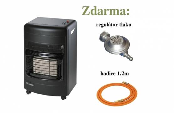 MEVA RELAX-plynová kamna relax TB 02007 4,2kW hadice a regulátor zdarma TB02007