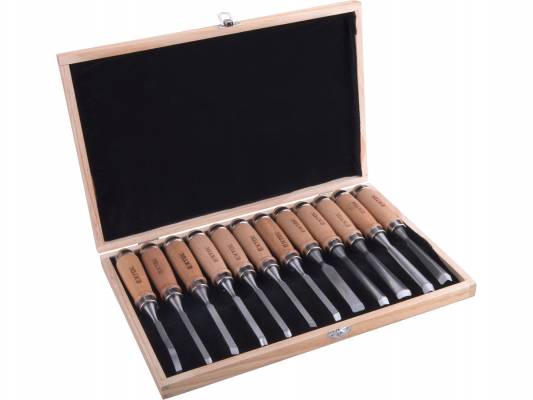 Dláta řezbářská 12ks v krabičce 8812405