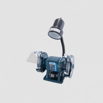 Bruska elektrická stolní dvoukotoučová 150mm/300W + svítidlo 40W