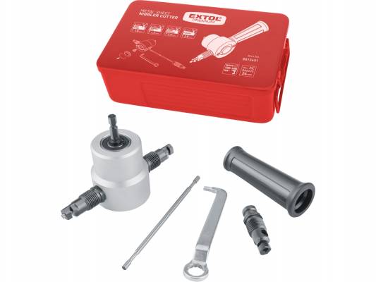 Nástavec na vrtačku k stříhání plechu, oboustranný,  EXTOL PREMIUM 8813651 