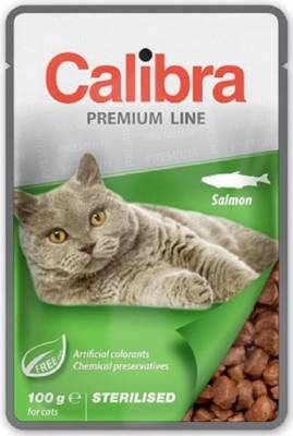 Calibra Cat kapsa Premium Sterilised Salmon 100g