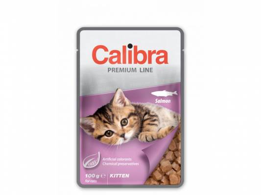 Calibra Cat kapsa Premium Kitten Salmon 100g