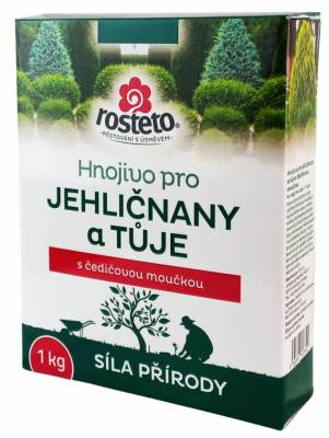 Hnojivo Rosteto s čedičovou moučkou jehličnany a tůje 1kg