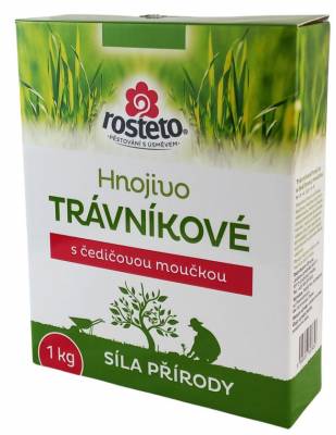 Hnojivo Rosteto s čedičovou moučkou Trávníkové 1kg