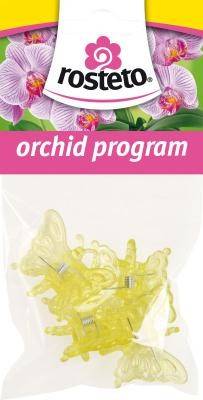 Klips Motýl Rosteto-žlutý 4ks