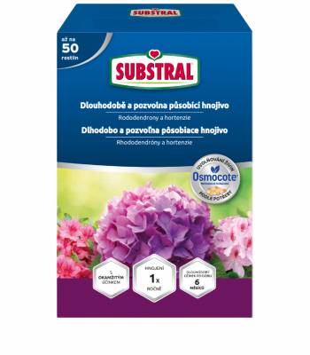 SUBSTRAL Osmocote dlouhodobé hnojivo pro rododendrony a hortenzie 750g