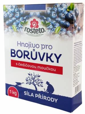 Hnojivo Rosteto s čedičovou moučkou Borůvka 1kg