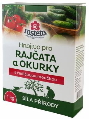 Hnojivo Rosteto s čedičovou moučkou rajčata a okurky 1kg