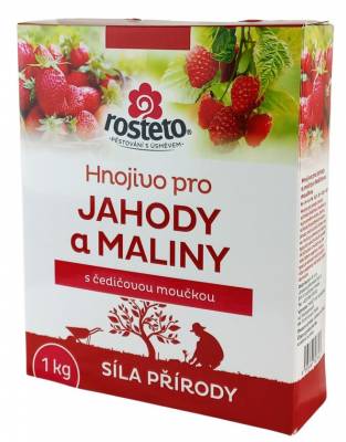 Hnojivo Rosteto s čedičovu moučkou jahody a maliny 1kg
