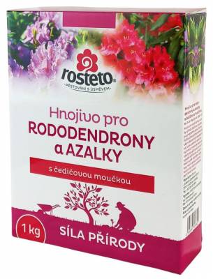 Hnojivo Rosteto s čedičovou moučkou rododendron a azalky 1kg