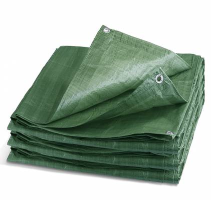 Zakrývací plachta 10x15m 80g/m2 zelená