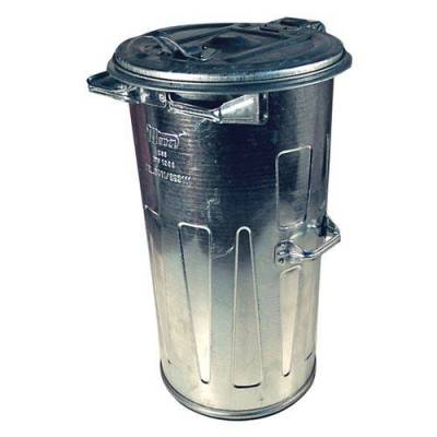 Popelnice 110L kovová MEVA CZ POZINKOVANÁ