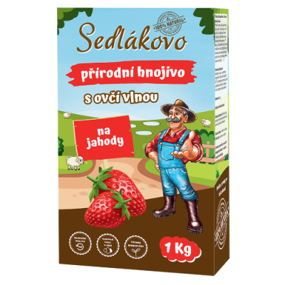Sedlákovo hnojivo s ovčí vlnou na jahody 1kg