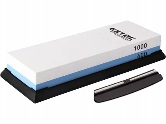 Brusný kámen olejový na nože oboustranný, 180x60x28mm, P400/P1000
