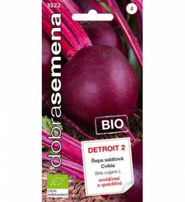 Řepa salátová BIO Detroit 2 kulatá 3g, Dobrá semena
