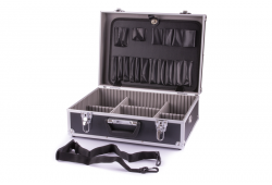 Kufr Al 45x32x15cm na nářadí Černý