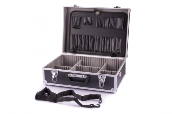 Kufr Al 45x32x15cm na nářadí Černý