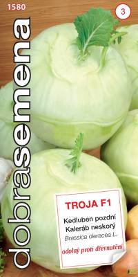 Kedluben bílý pozdrní Troja F1, Dobrá semena