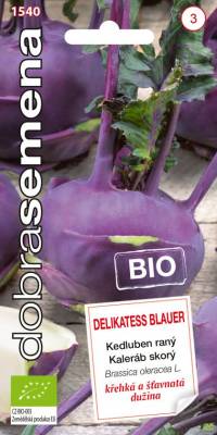 Bio Kedluben raný Delikatess Blauer 0,8g, Dobrá semena