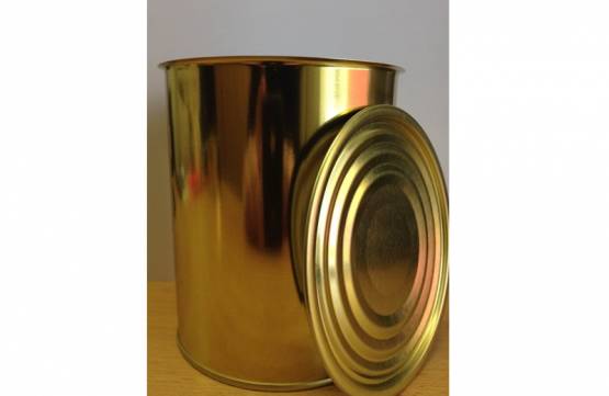 Plechovka na maso s víčkem velká 1kg hladká