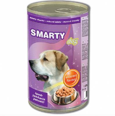 SMARTY chunks 1240g dog lamb-jehně  7748