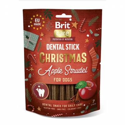 Brit Care Dog Christmas Dental Stick Apple Strudel 250g