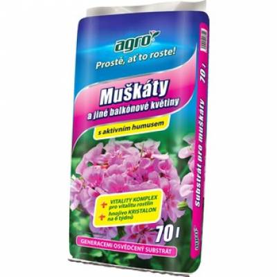 Substrát pro muškáty 70L